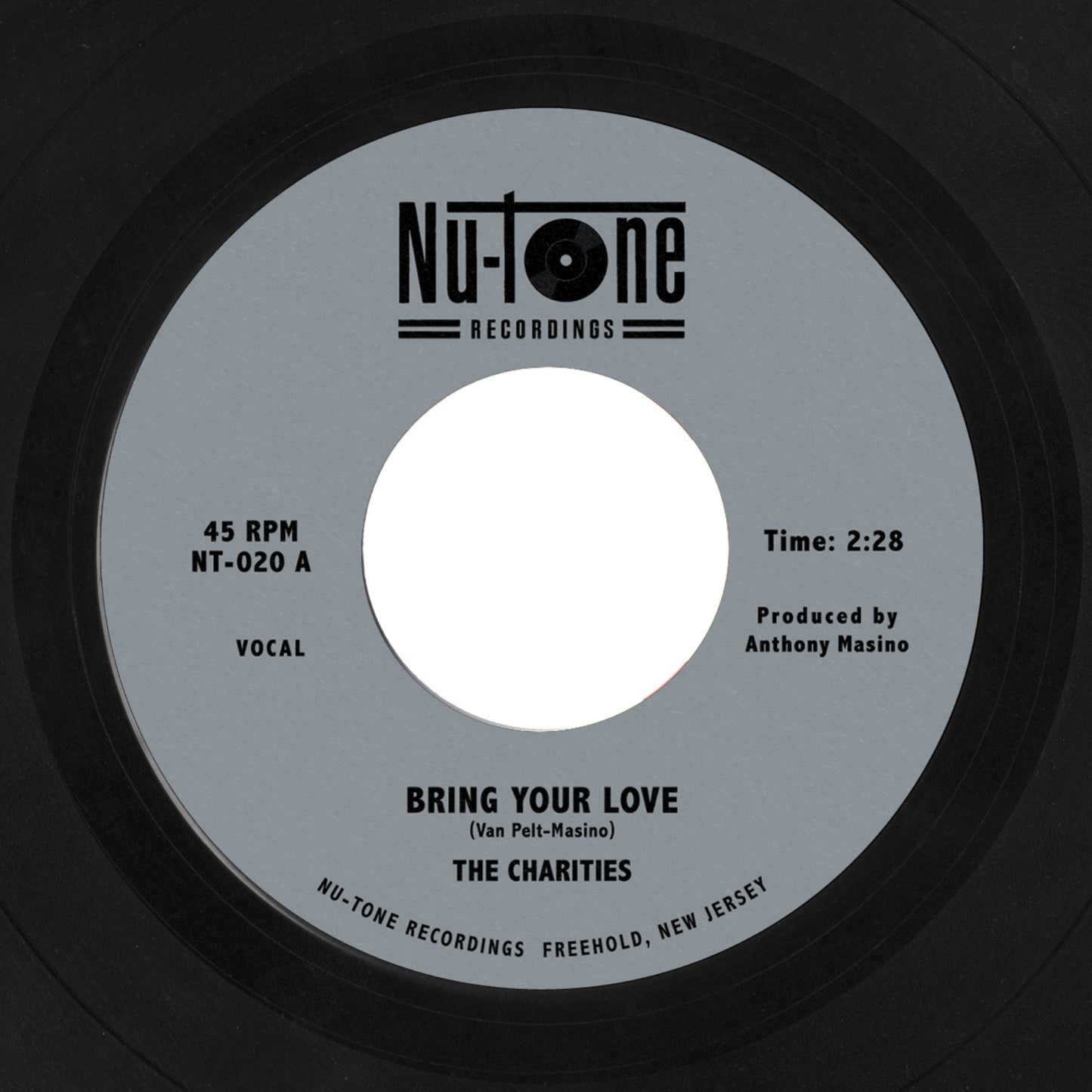 The Charities "Bring Your Love / Angel Eyes" 45