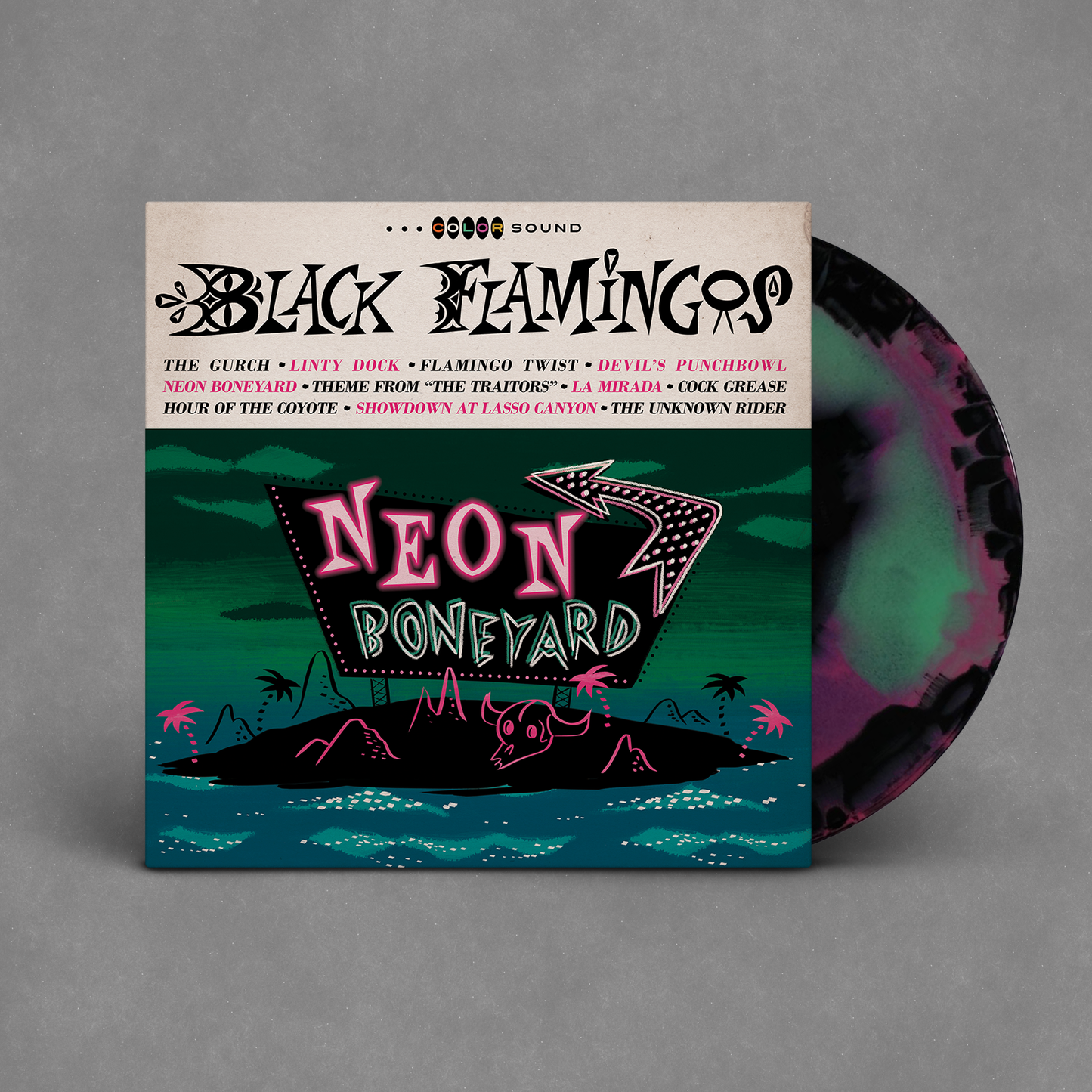 Black Flamingos "Neon Boneyard" LP