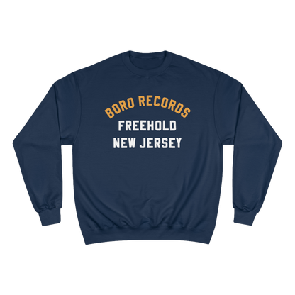 Boro Records "Freehold, New Jersey" Champion Crewneck Sweatshirt