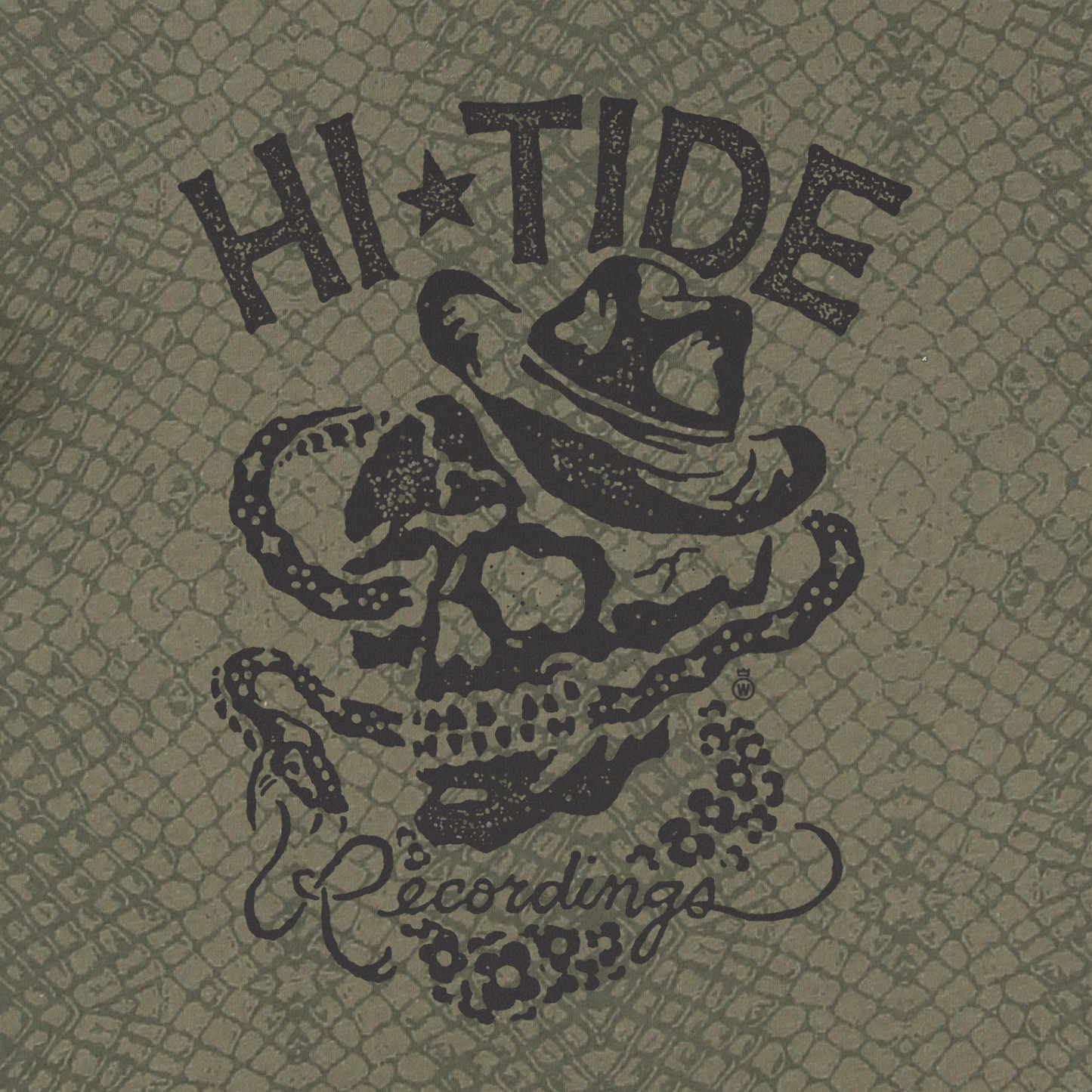 Hi-Tide Recordings "Aloha Pardner" T - Wild Edition Reptile