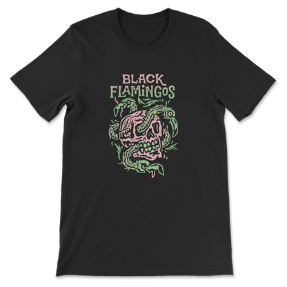 Black Flamingos "Feathery" T