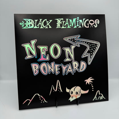 Black Flamingos "Neon Boneyard" LP Test Pressing x/10