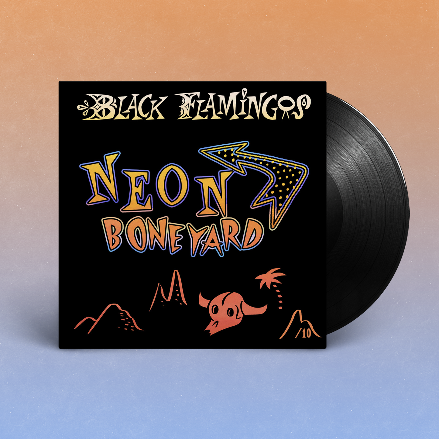 Black Flamingos "Neon Boneyard" LP Test Pressing