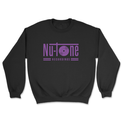 Nu-Tone Heavyweight Crewneck Sweatshirt (Black/Purple)