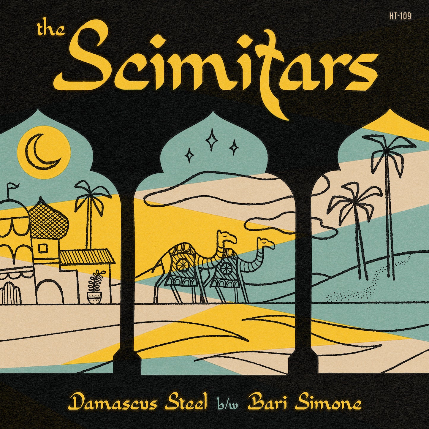The Scimitars "Damascus Steel / Bari Simone" Single
