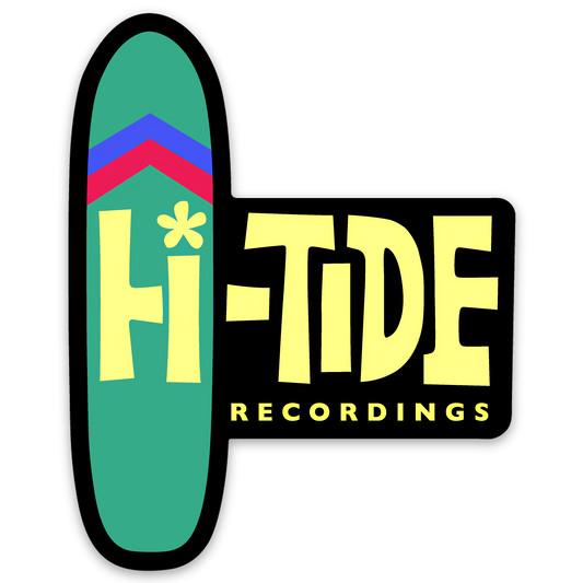 Hi-Tide Recordings "Surfboard" Vinyl Sticker