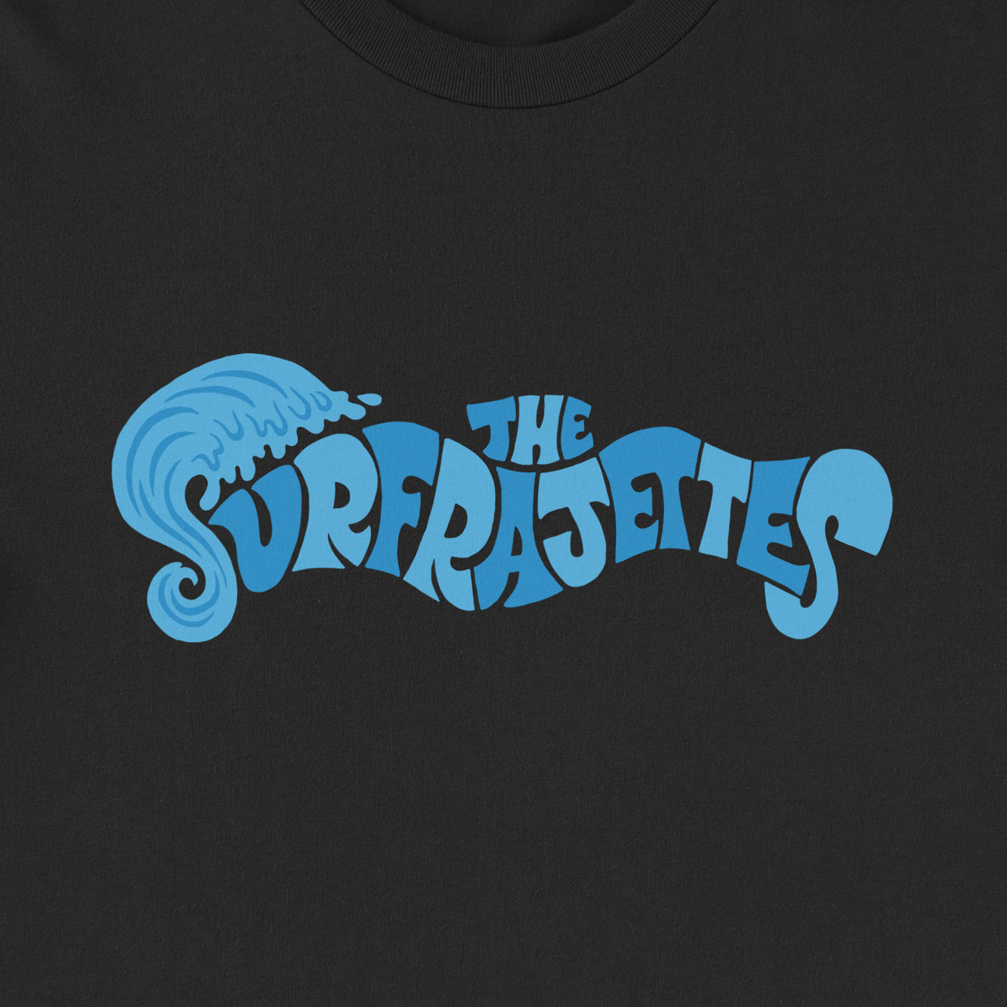 The Surfrajettes "Wave" Logo T