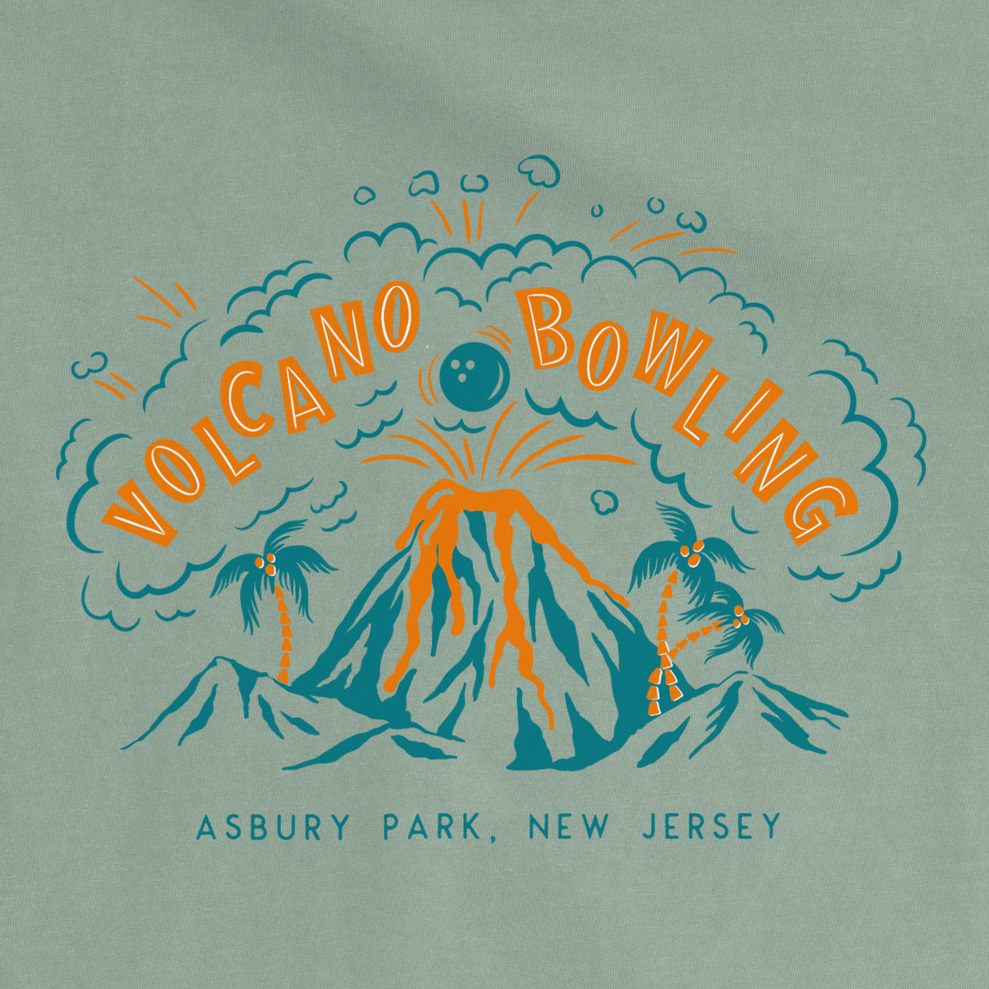 Washed Ashore! "Volcano Bowling" T