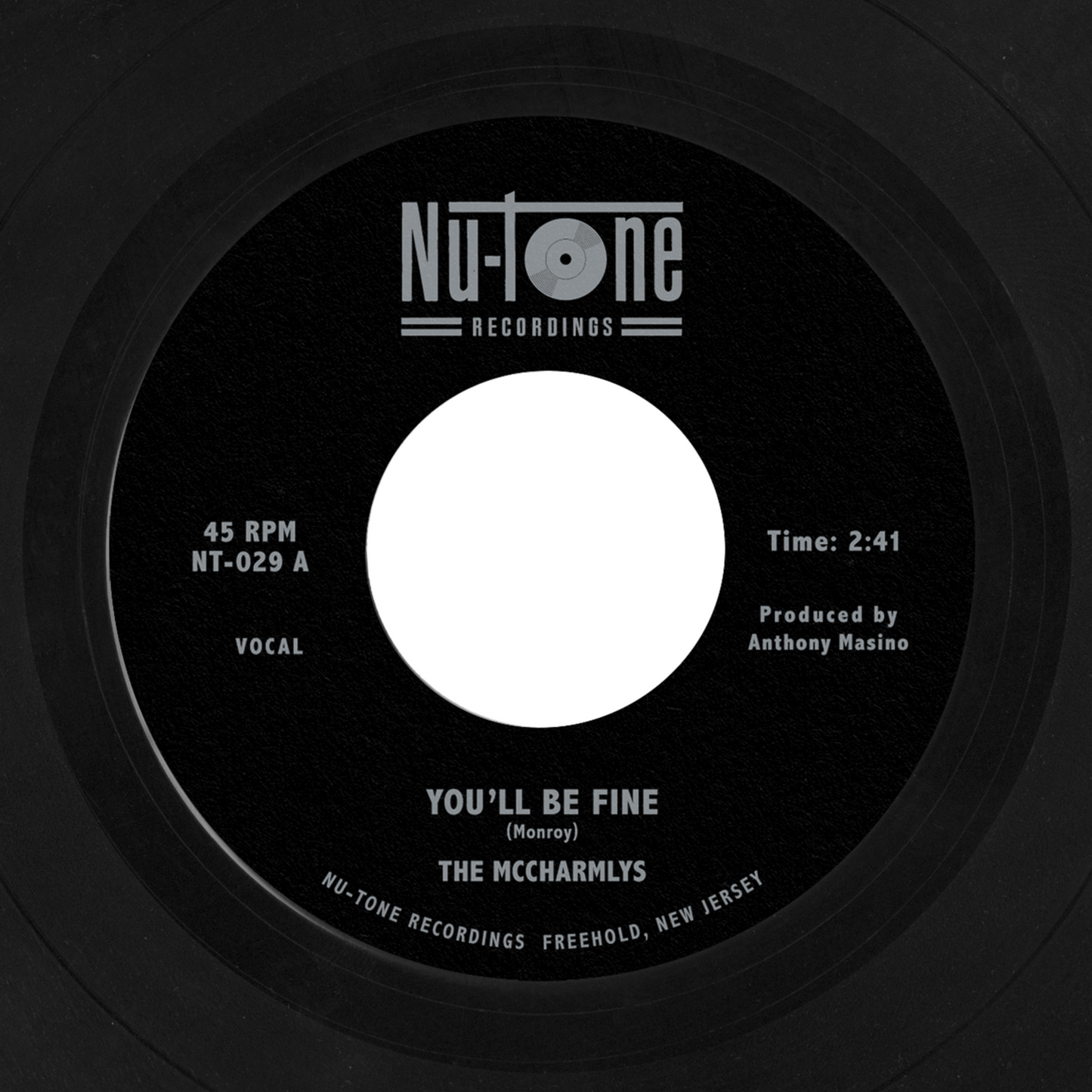 The McCharmlys "You'll Be Fine / Break My Heart" 45