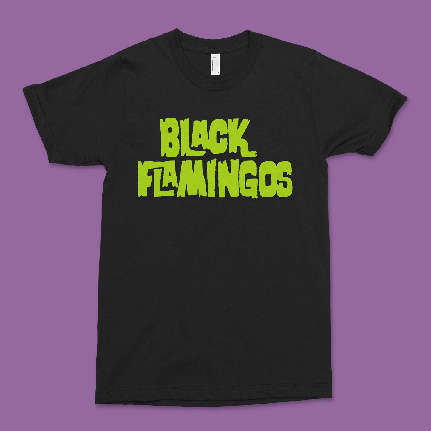 Black Flamingos “Are You Afraid of the Dark?” Logo T