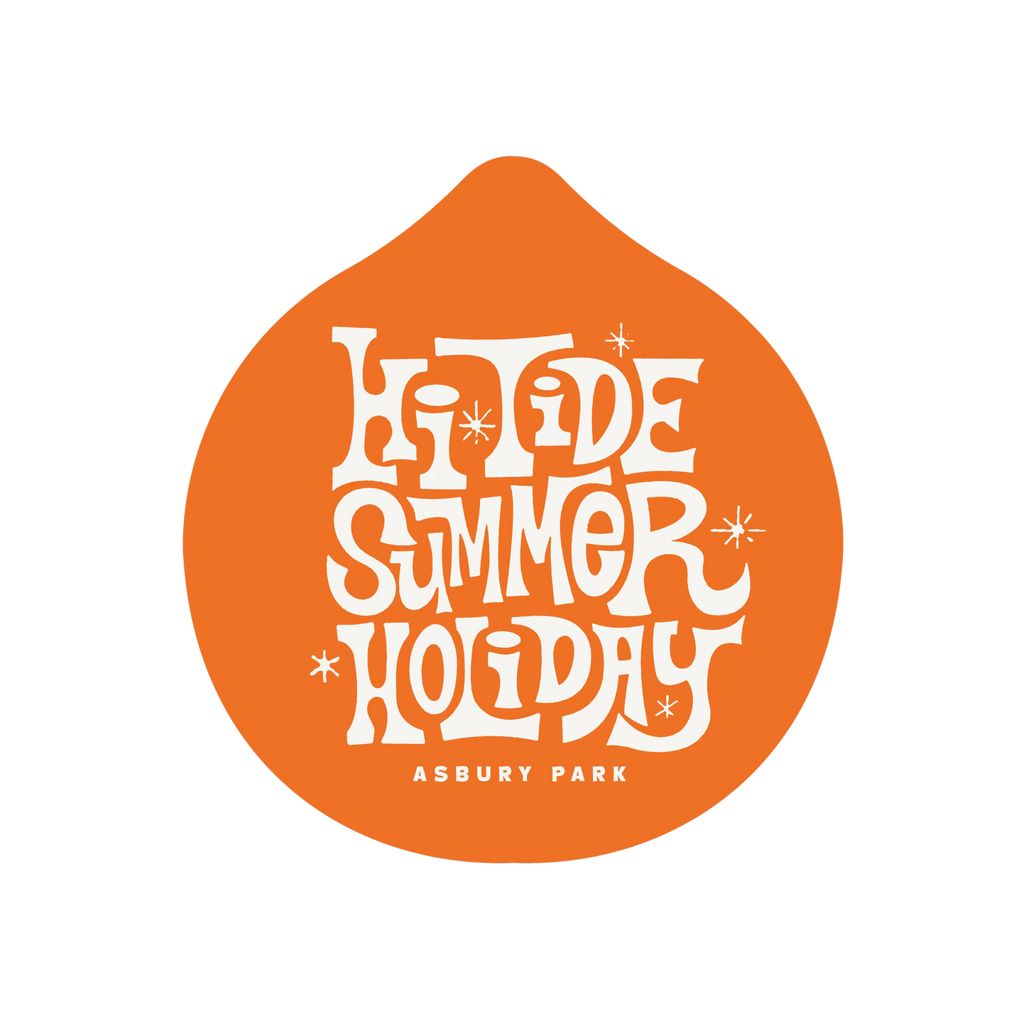 Hi-Tide Summer Holiday: Asbury Park “Orange” Sticker