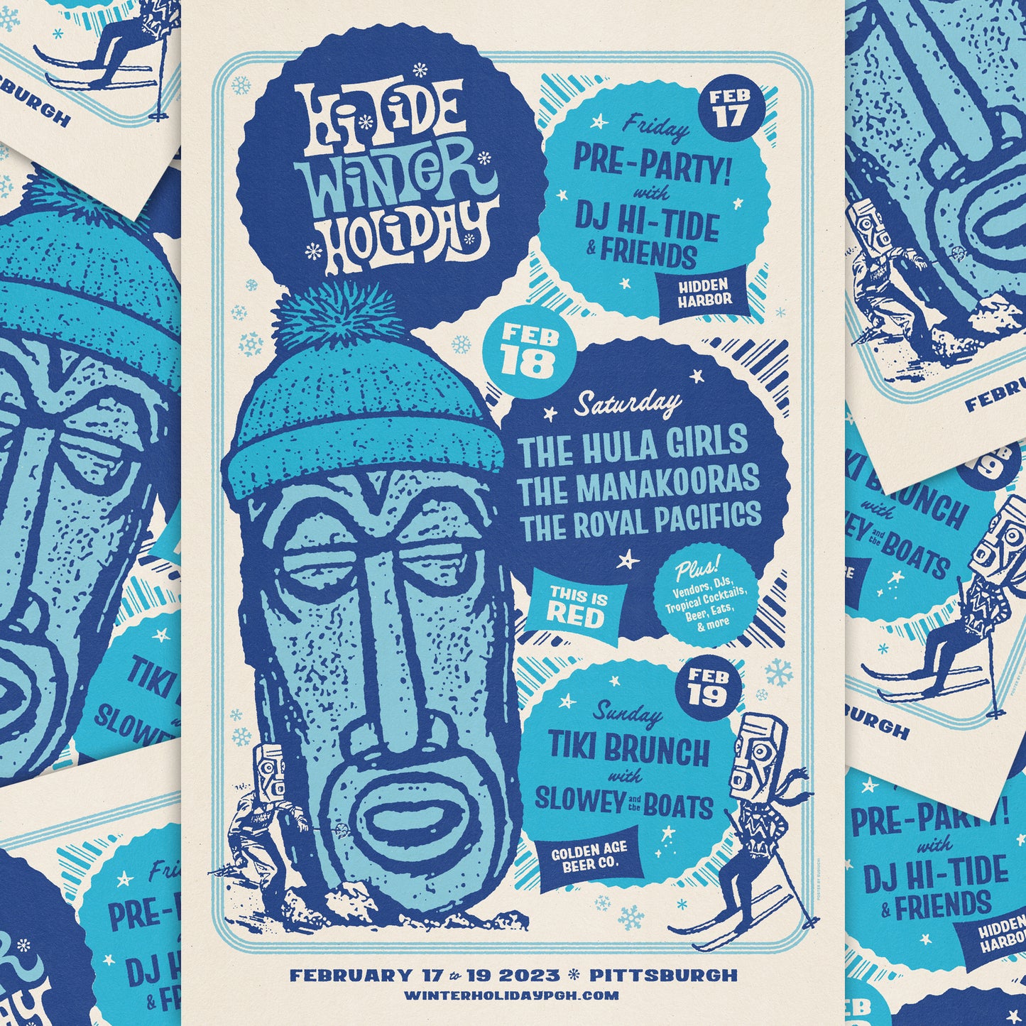 Hi-Tide Winter Holiday: Pittsburgh 2023 Print