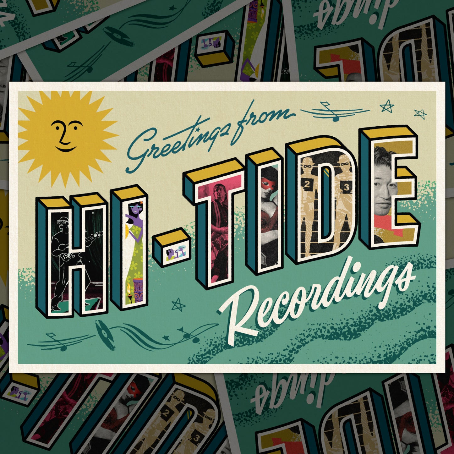Greetings from Hi-Tide Recordings Print