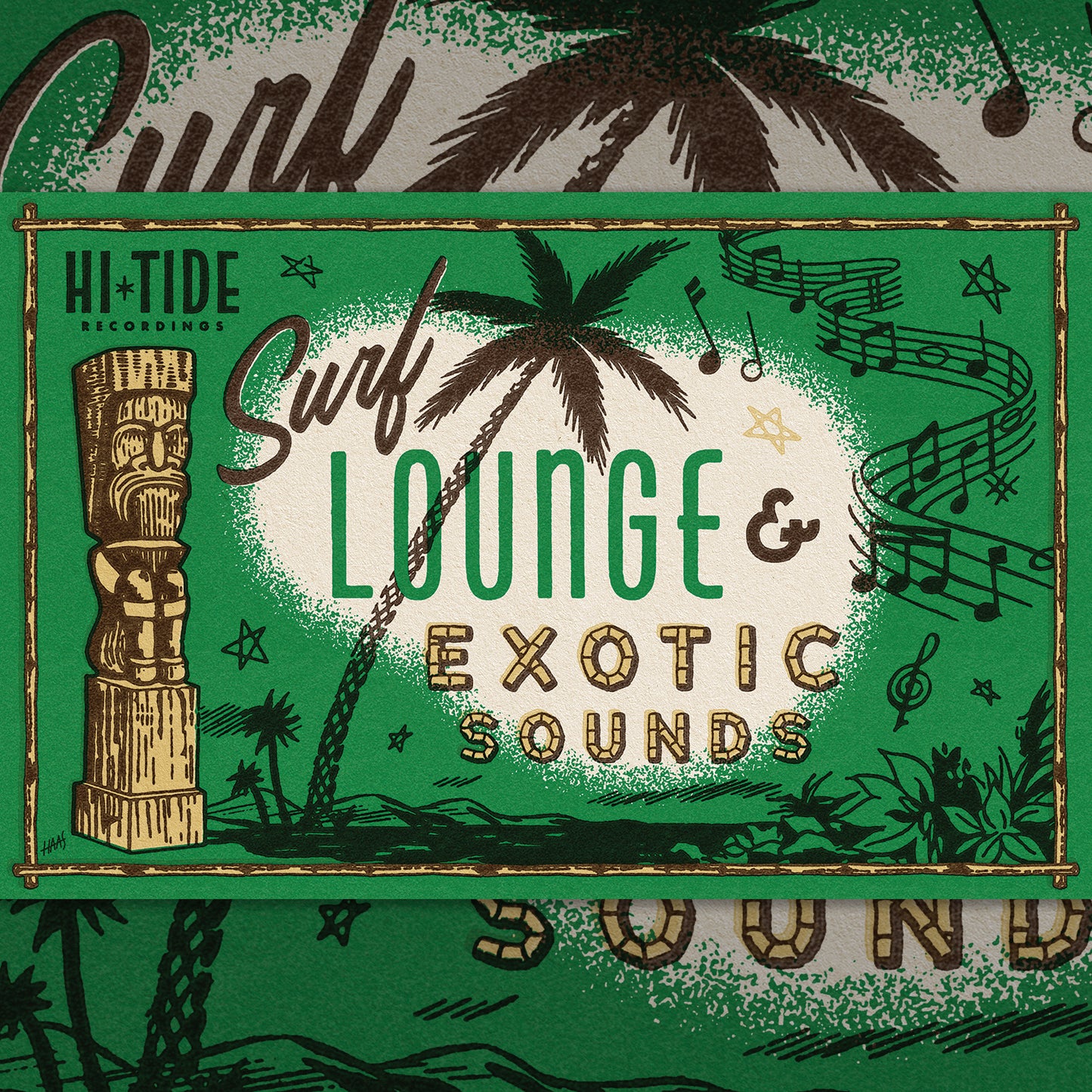 Surf, Lounge & Exotic Sounds Print (Tiki)