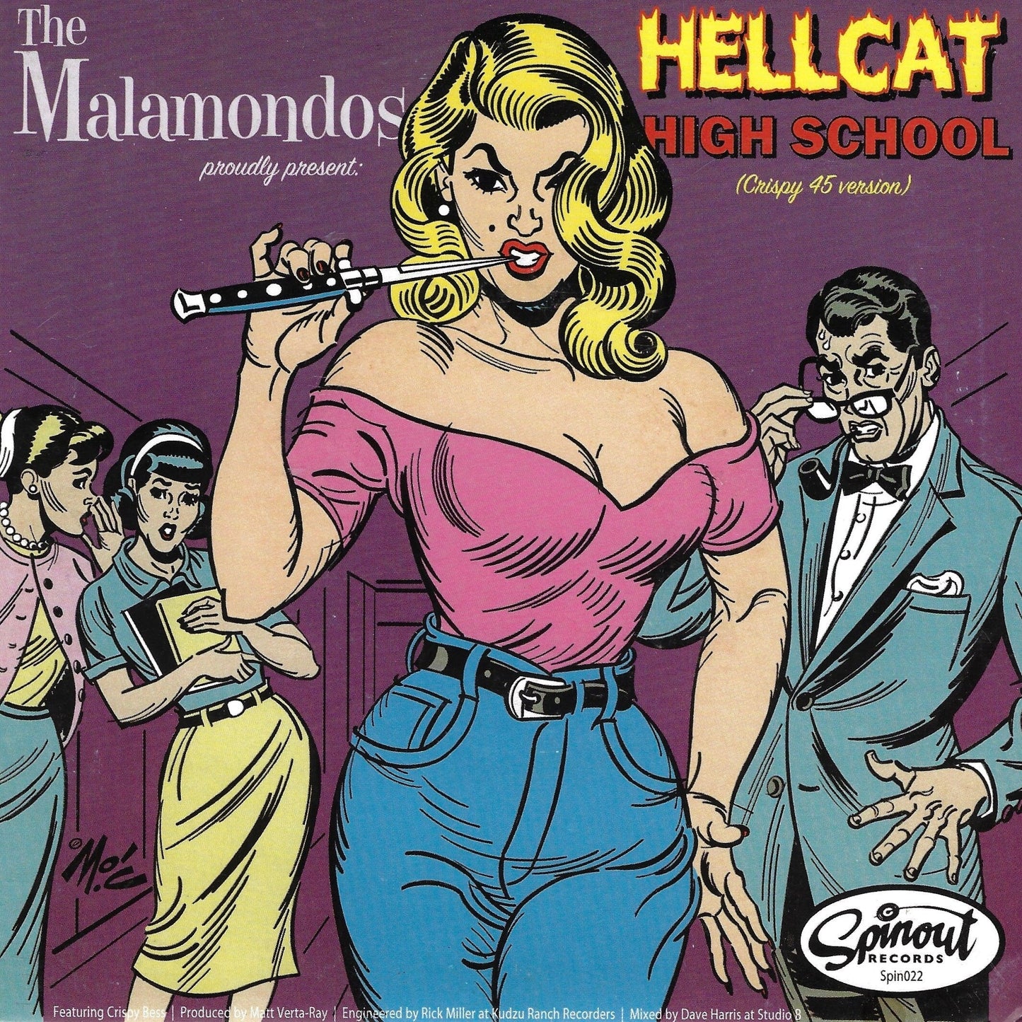 The Legendary Shack Shakers & The Malamondos "Nightride b/w Hellcat Highschool"